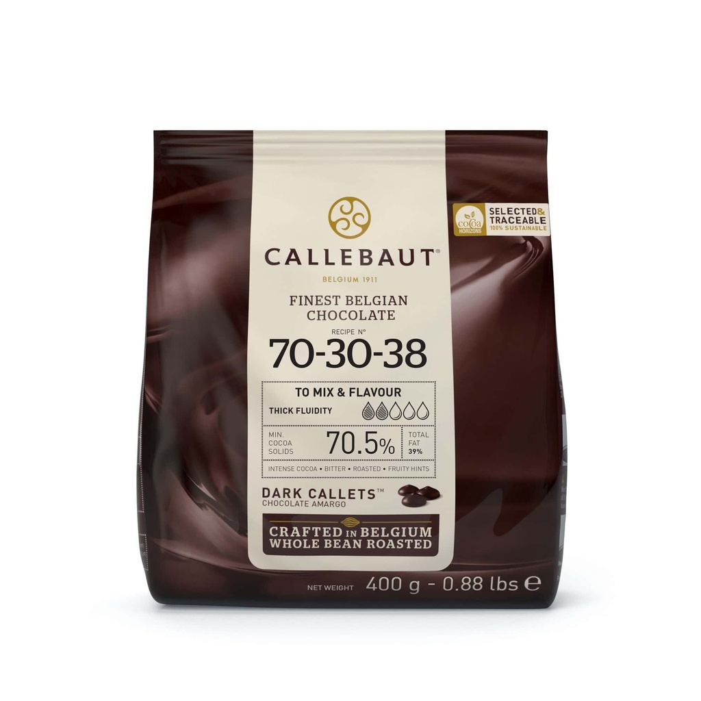 CALLEBAUT Callets 400gr 70-30-38-E0-D94 (S)