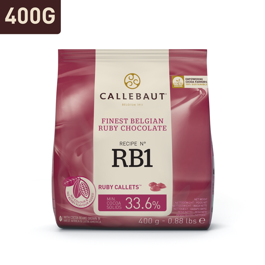 CALLEBAUT: Ruby Callets 400gr CHR-R36RB12-E0-D94 (S)