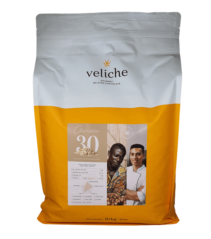 VELICHE: Chocolate White Obsession 30% 10kg