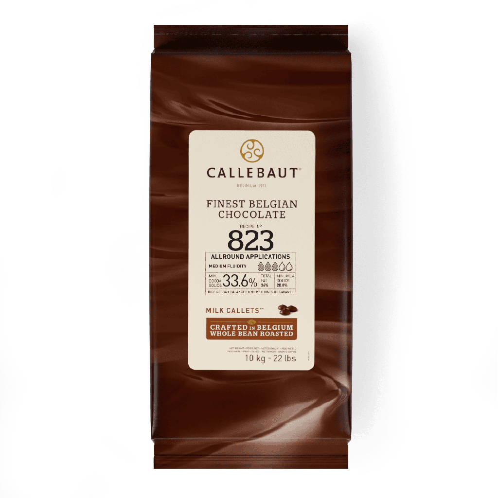 [3070185] CALLEBAUT Milk 34% callets 10kg 823NV-01B (S)