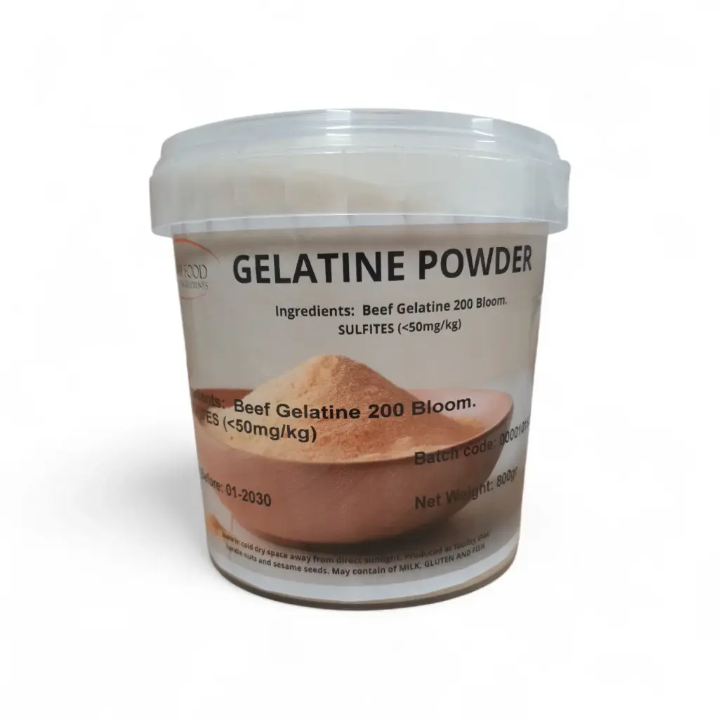 [503] Gelatine Bovine Powder 200bl 800g
