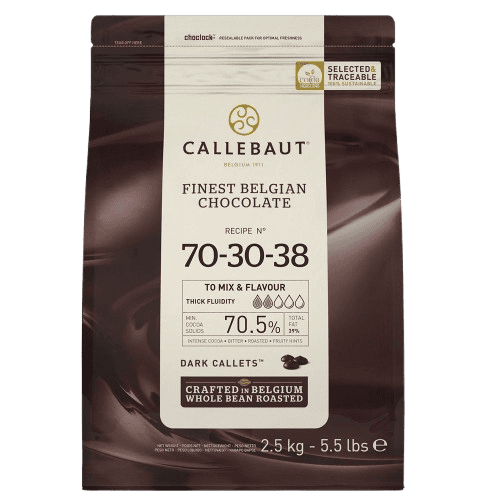 CALLEBAUT Dark 70% 70-30 Callet 2.5Kg (S)