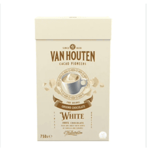 Van Houten Ground White Chocolate 750Gr