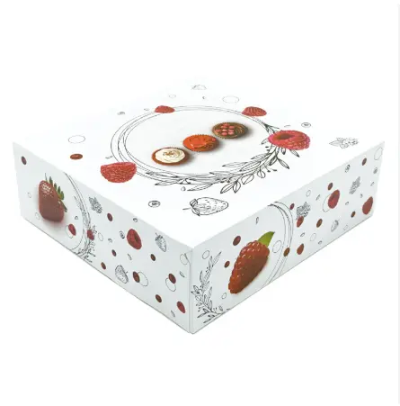 Cake Box:-18x18x8cm (x50)