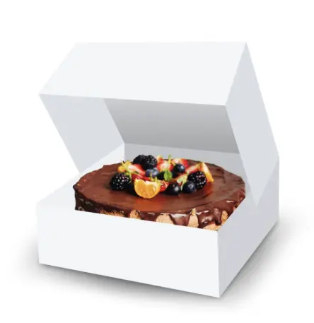Cake box White -23x10cm (x50)