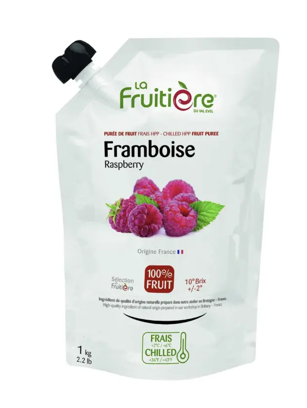 la fruitiere raspberry puree 1kg (chilled)