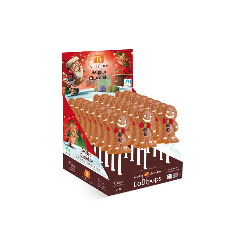 Belfine Lollipops (Box of 24) (Mister Ginger)