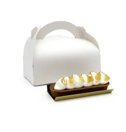 White Handle Cake Box 110x100mm (x50)