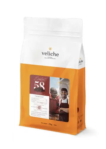 VELICHE CHOCOLATE FONDANT EMOTION 58% 10KG