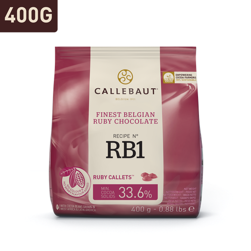 [3070038] CALLEBAUT: Ruby Callets 400gr CHR-R36RB12-E0-D94 (S)