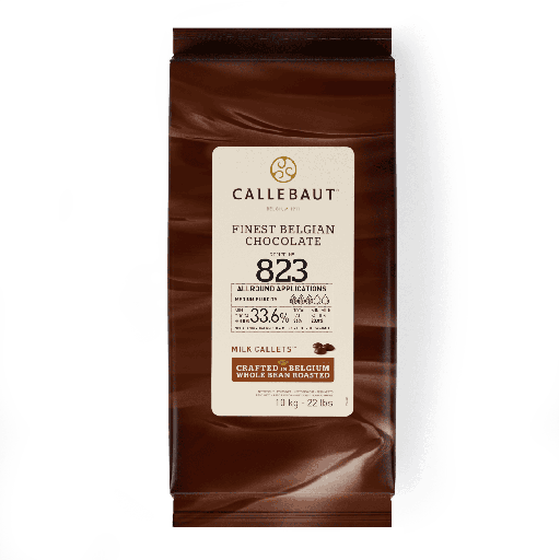 [3070185] CALLEBAUT Milk 34% callets 10kg 823NV-01B (S)
