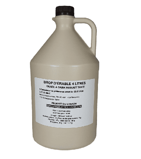 [BIDON4L] Maple Syrup 4ltr