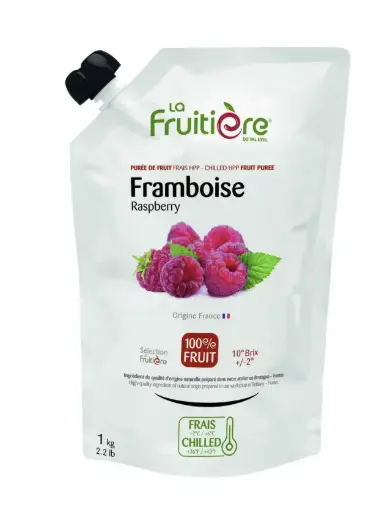 la fruitiere raspberry puree 1kg (chilled)